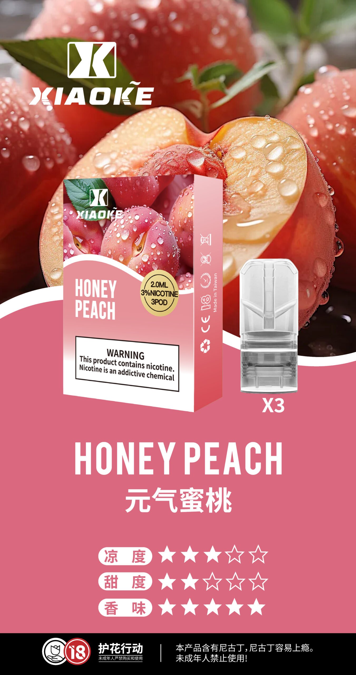 梟客 煙彈包裝與規格示意