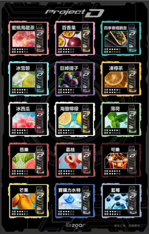 Zgar 冰熊卡帶拋棄式-15000口【買三送主機】