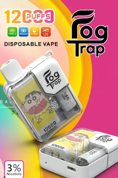 LABUBU & 蠟筆小新聯名款-Fog trap 12000口抛棄式